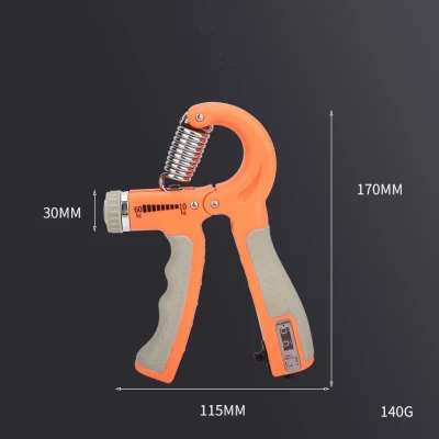 Fortalecedor de pinza de fuerza pesada Empuñadura ajustable digital con contador