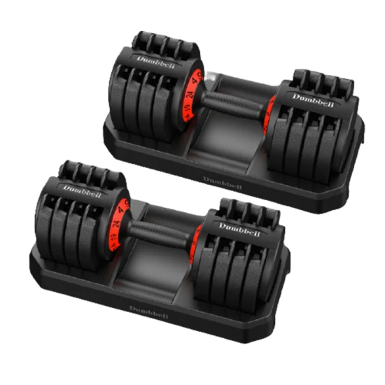 Fitness entrenamiento de fuerza 24 kg mancuernas ajustables Verstellbare Hantel Gewicht pesas libres para entrenamiento de gimnasio