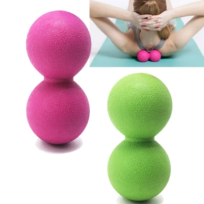 Bola de masaje de cacahuete para entrenamiento de yoga y fitness Bola de lacrosse