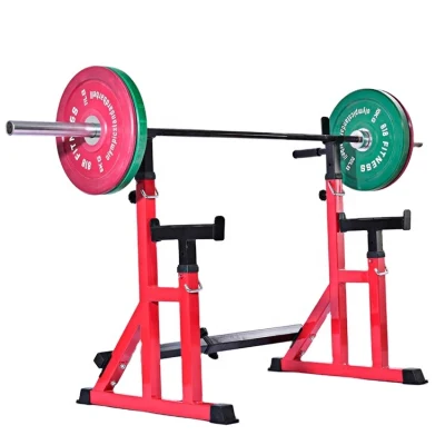 Equipo de gimnasio Levantamiento de pesas Medio estante Power Bench Press Squat Rack