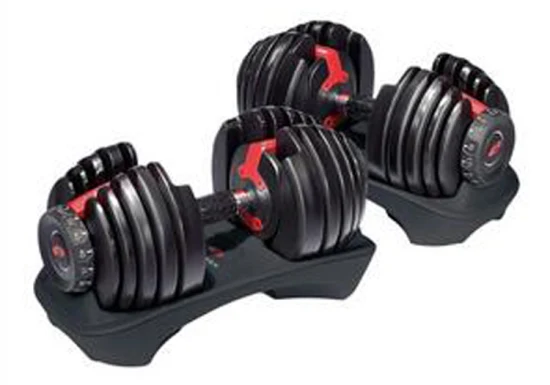 Gran oferta, mancuernas ajustables de 52,5 libras, gimnasio en casa, ejercicio, entrenamiento, 24 Kg, pesas libres