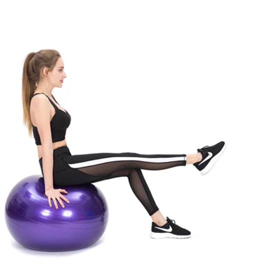 Stock personalizado Yoga Ball 90cm Ejercicio Pilates Gym Ball Fitness