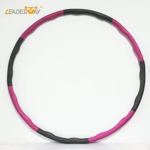 Yoga Fitness Ejercicio corporal Adulto Quema grasa NBR Smart Weighted Hula Ring Equipo de gimnasio en casa Hula Hoop