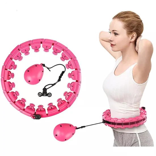 Hula Hoop ponderado inteligente Fitness Hooping para adultos pérdida de peso que con contador inteligente ideal para adultos y principiantes