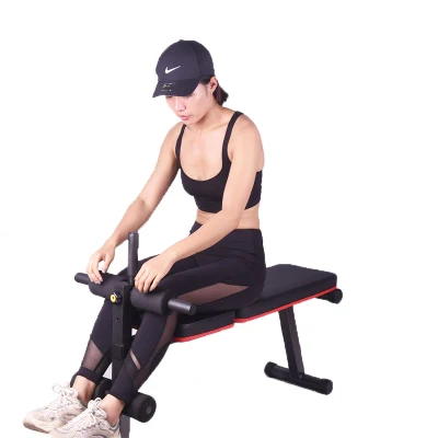 Banco de peso plegable, banco de entrenamiento de fuerza ajustable para entrenamiento de cuerpo completo, equipo de ejercicio para sentarse, entrenamiento para gimnasio en casa