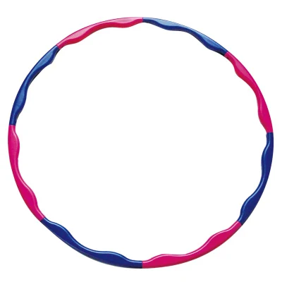 90cm 8parts Colorful PP Masaje Hula Hoop para deportes y jugar