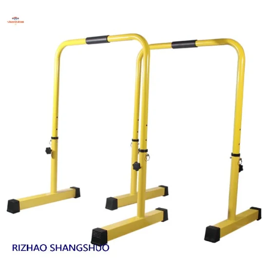 Gimnasio Fitness Interior Horizontal Parallel DIP Bars Nuevo 12X24 Pulgadas Antideslizante Power Coating Push up Handstand DIP Bars Stands Parallettes